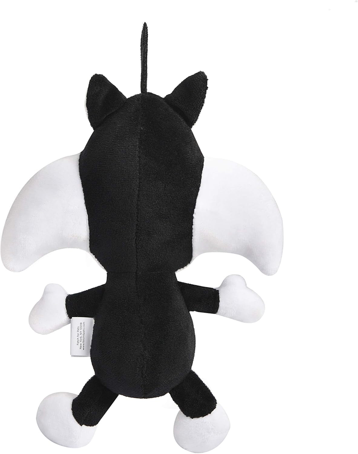 Warner Brothers Sylvester the Cat Big Head Plush Dog Toy, Stuffed Animal for Dogs, Multiple Sizes - Sylvester Dog Toy- Cute Squeak Toy for Dogs in White, Black, and Red