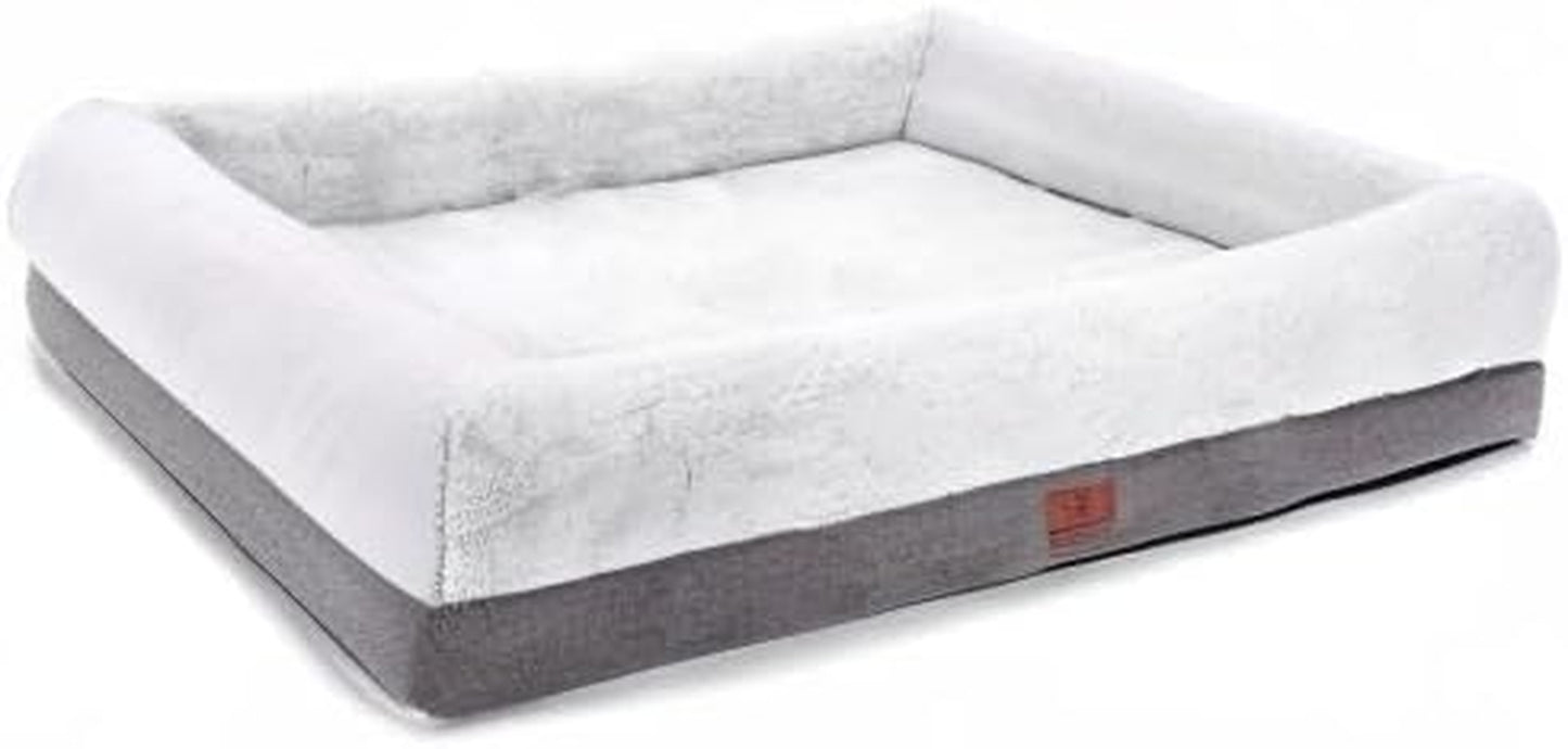 Orthopedic Dog Bed for Large Dogs and Medium Dogs, Dog Sofa Bed with Waterproof Liner Pad and Removable Washable Cover, Dog Mat for Crates and Couch，Puppy Bed, Pet Bed
