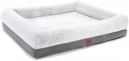 Orthopedic Dog Bed for Large Dogs and Medium Dogs, Dog Sofa Bed with Waterproof Liner Pad and Removable Washable Cover, Dog Mat for Crates and Couch，Puppy Bed, Pet Bed